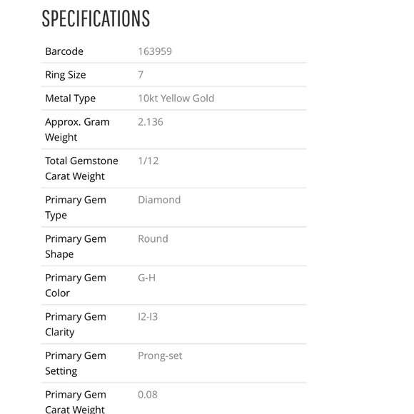 10k solid gold Real Diamond promise ring NOT CZ! - Picture 9 of 12